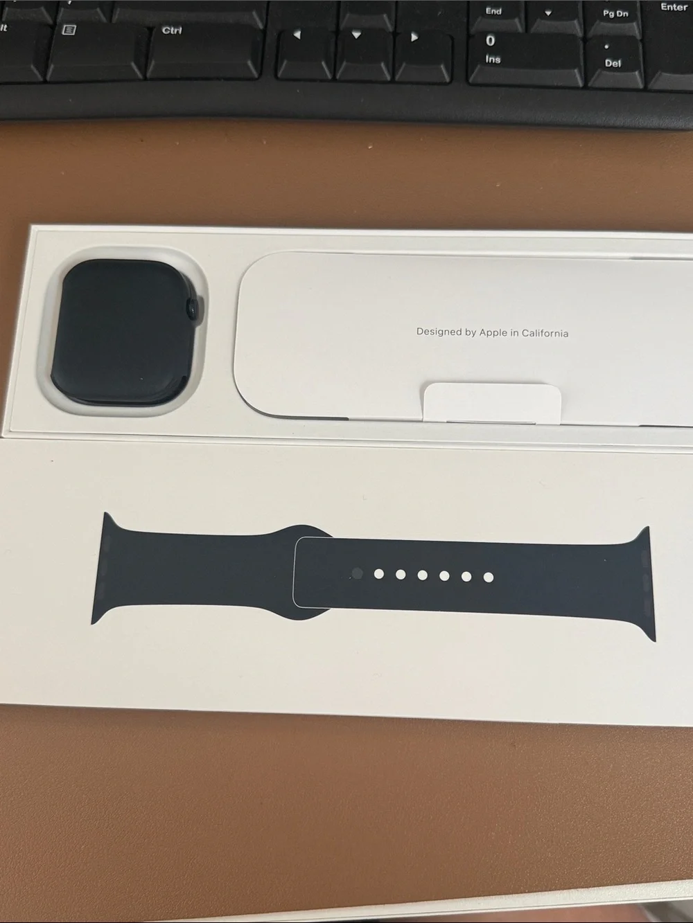 Apple Watch Series 11 46 mm Jet (Black)  SB M/L with Black Sport Band Brand New